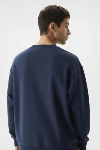 Classic Crewneck Sweatshirt – Navy Ecowears Store