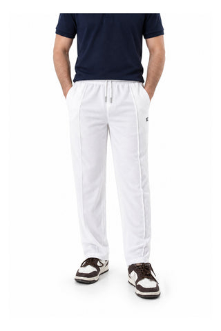 Classic Textured Trouser - White Ecowears Store