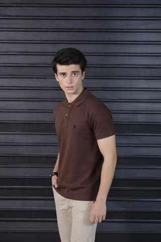 Coffee Brown Polo Shirt – Refined Style Ecowears Store