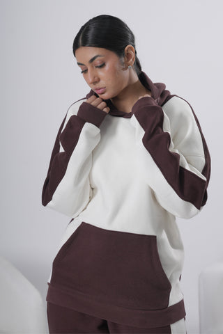 Cream & Chocolate Contrast Tracksuit Ecowears Store