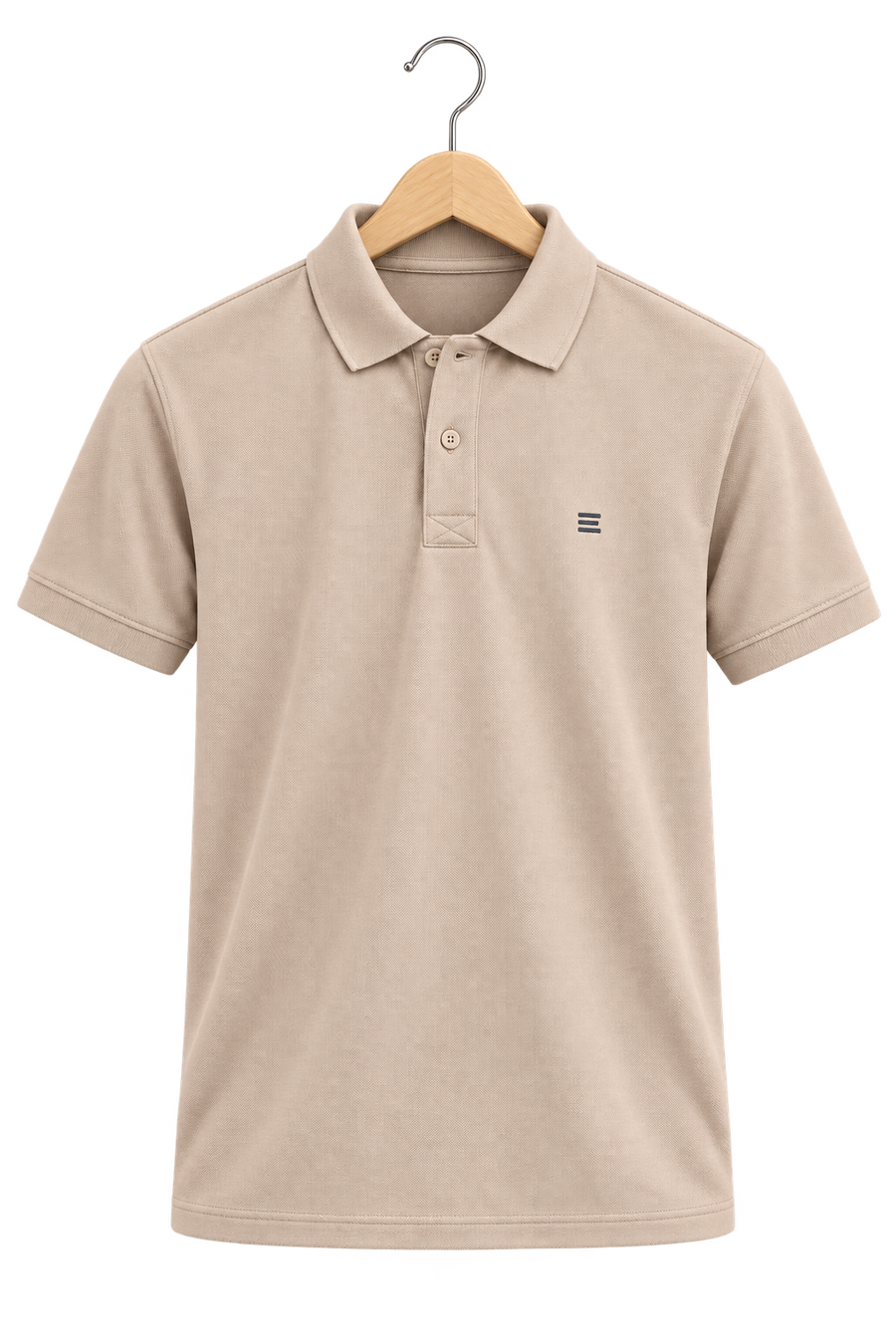 EcoWears Essential Beige Polo Shirt