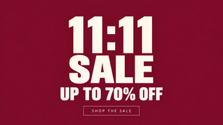 11:11 Sale — Up to 70% Off