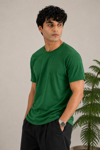 Emerald Green T-Shirt – Regular Fit Ecowear Store Shirt