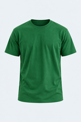 Emerald Green T-Shirt – Regular Fit — front studio view