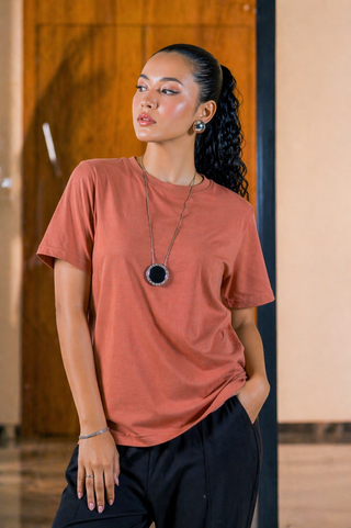 Essential Dusty Pink Tee – Relaxed Fit Ecowears Store