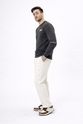 Essential Logo Sweatshirt – Charcoal Grey Ecowears Store