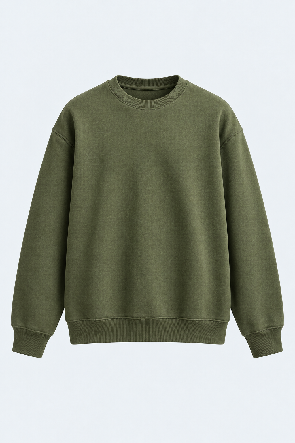 
                          Olive Basic Sweatshirt
                        
