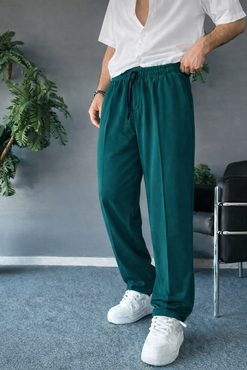 
                          Forest Green Trouser Ecowears Store
                        