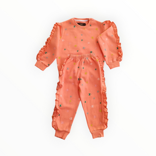 Girls Winter Suit set - Light Pink Hadi and humayl