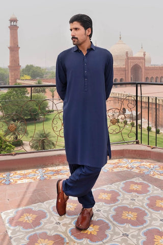 Graceful Navy Blue Shalwar Kameez – Traditional, Comfortable, and Perfect for Every Occasion Ecowears Store