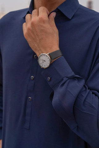 Graceful Navy Blue Shalwar Kameez – Traditional, Comfortable, and Perfect for Every Occasion Ecowears Store