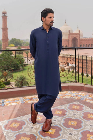 Graceful Navy Blue Shalwar Kameez – Traditional, Comfortable, and Perfect for Every Occasion Ecowears Store