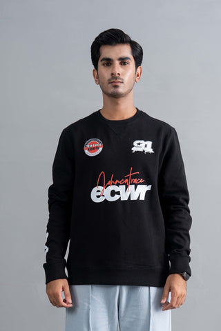 Graphic Black Sweatshirt Ecowears Store