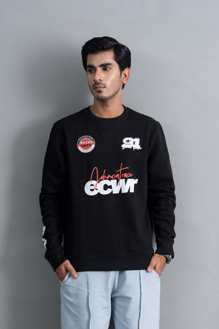 Graphic Black Sweatshirt Ecowears Store
