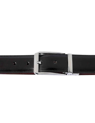 Leather Belt Black – Premium Dress Belt with Silver Buckle Ecowear Store