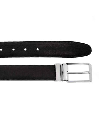 Leather Belt Black – Premium Dress Belt with Silver Buckle Ecowear Store