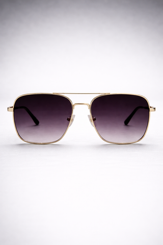 Matte Black with Gold Geometric Accents Ecowears.pk
