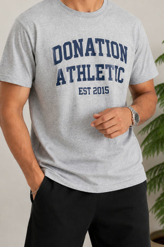 PowderCore Athletic Tee - Heather Gray for Ultimate Performance and Comfort Ecowears Store