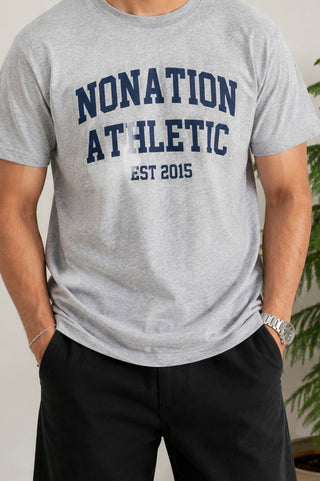 PowderCore Athletic Tee - Heather Gray for Ultimate Performance and Comfort Ecowears Store