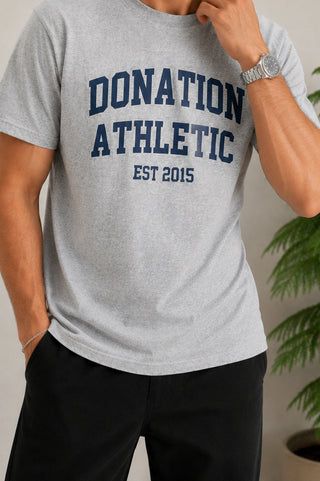 PowderCore Athletic Tee - Heather Gray for Ultimate Performance and Comfort Ecowears Store