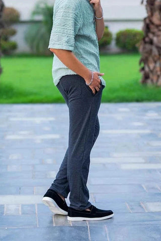 Relaxed Fit Trouser - Charcoal Grey Ecowears.pk