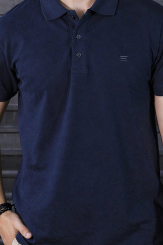 Men's Navy Blue Polo Shirt Ecowears.pk