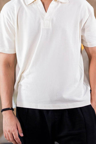 Cremino Light Cream Polo Shirt for Men – Premium Cotton Comfort Ecowears Store