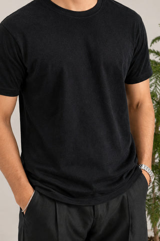 Basic Black T-Shirt – Regular Fit Ecowear Store