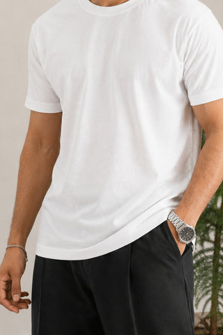 Classic White T-Shirt - Regular Fit for Timeless Style Ecowear Store