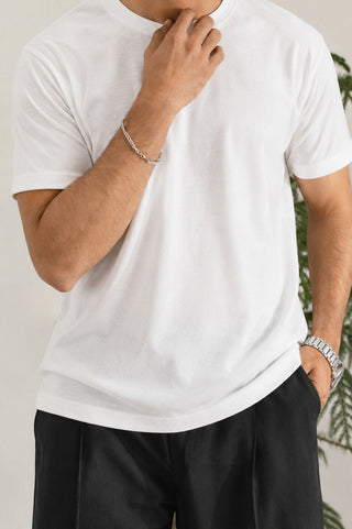 Classic White T-Shirt - Regular Fit for Timeless Style Ecowear Store