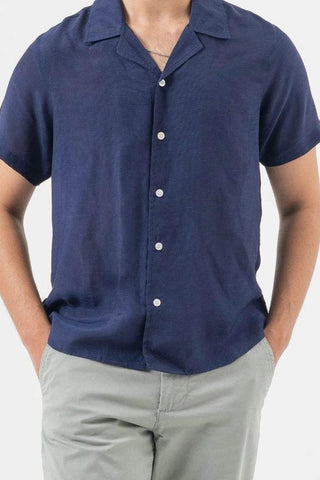 Modern Navy Short Sleeve Shirt for Effortless Style Ecowears.pk