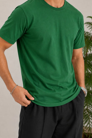 Emerald Green T-Shirt – Regular Fit Ecowear Store
