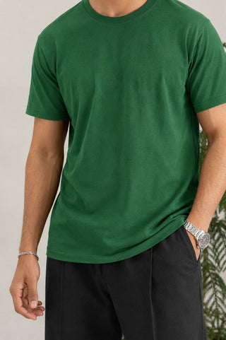 Emerald Green T-Shirt – Regular Fit Ecowear Store