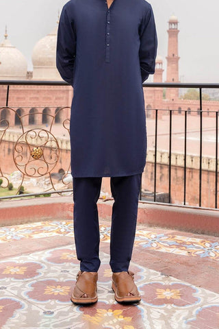 Deep Blue Kurta – A Smart and Traditional Outfit for a Refined Everyday and Festive Look Ecowears Store