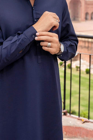 Deep Blue Kurta – A Smart and Traditional Outfit for a Refined Everyday and Festive Look Ecowears Store