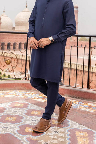 Deep Blue Kurta – A Smart and Traditional Outfit for a Refined Everyday and Festive Look Ecowears Store