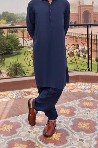 Graceful Navy Blue Shalwar Kameez – Traditional, Comfortable, and Perfect for Every Occasion Ecowears Store