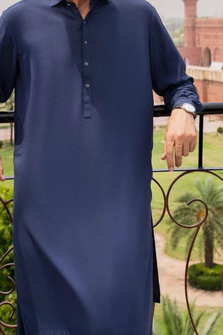 Graceful Navy Blue Shalwar Kameez – Traditional, Comfortable, and Perfect for Every Occasion Ecowears Store