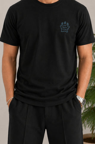 Men's Cotton Brazen T-Shirt with Down-Shoulder Design Ecowears Store