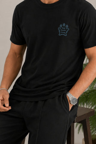 Men's Cotton Brazen T-Shirt with Down-Shoulder Design Ecowears Store