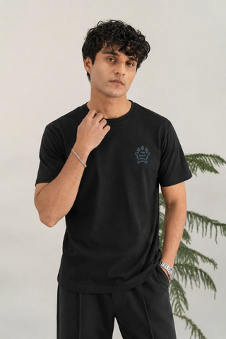Men's Cotton Brazen T-Shirt with Down-Shoulder Design Ecowears Store