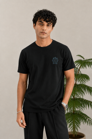 Men's Cotton Brazen T-Shirt with Down-Shoulder Design Ecowears Store