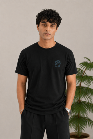 Men's Cotton Brazen T-Shirt with Down-Shoulder Design Ecowears Store