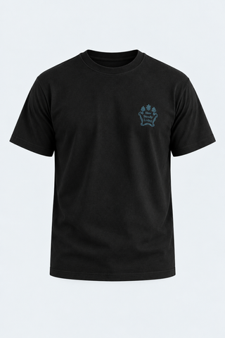 Men's Cotton Brazen T-Shirt with Down-Shoulder Design — front studio view