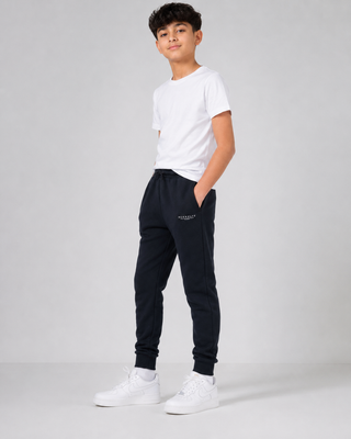 Midnight Black Fleece Trousers Ecowearstore