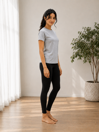 Midnight Black Gym Leggings Ecowears Store