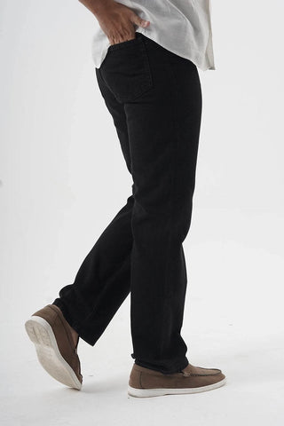 Midnight Black Straight-Leg Jeans – Effortlessly Cool Ecowears Store