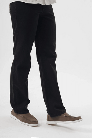 Midnight Black Straight-Leg Jeans – Effortlessly Cool Ecowears Store