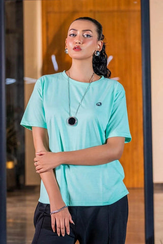Mint Green Logo Tee - Essential Unisex Streetwear for Every Wardrobe Ecowears Store