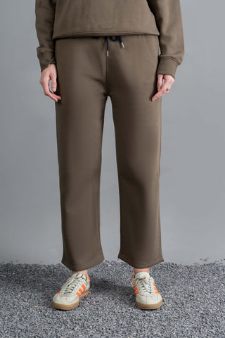 Mocha Straight-Fit Lounge Trouser Ecowears Store